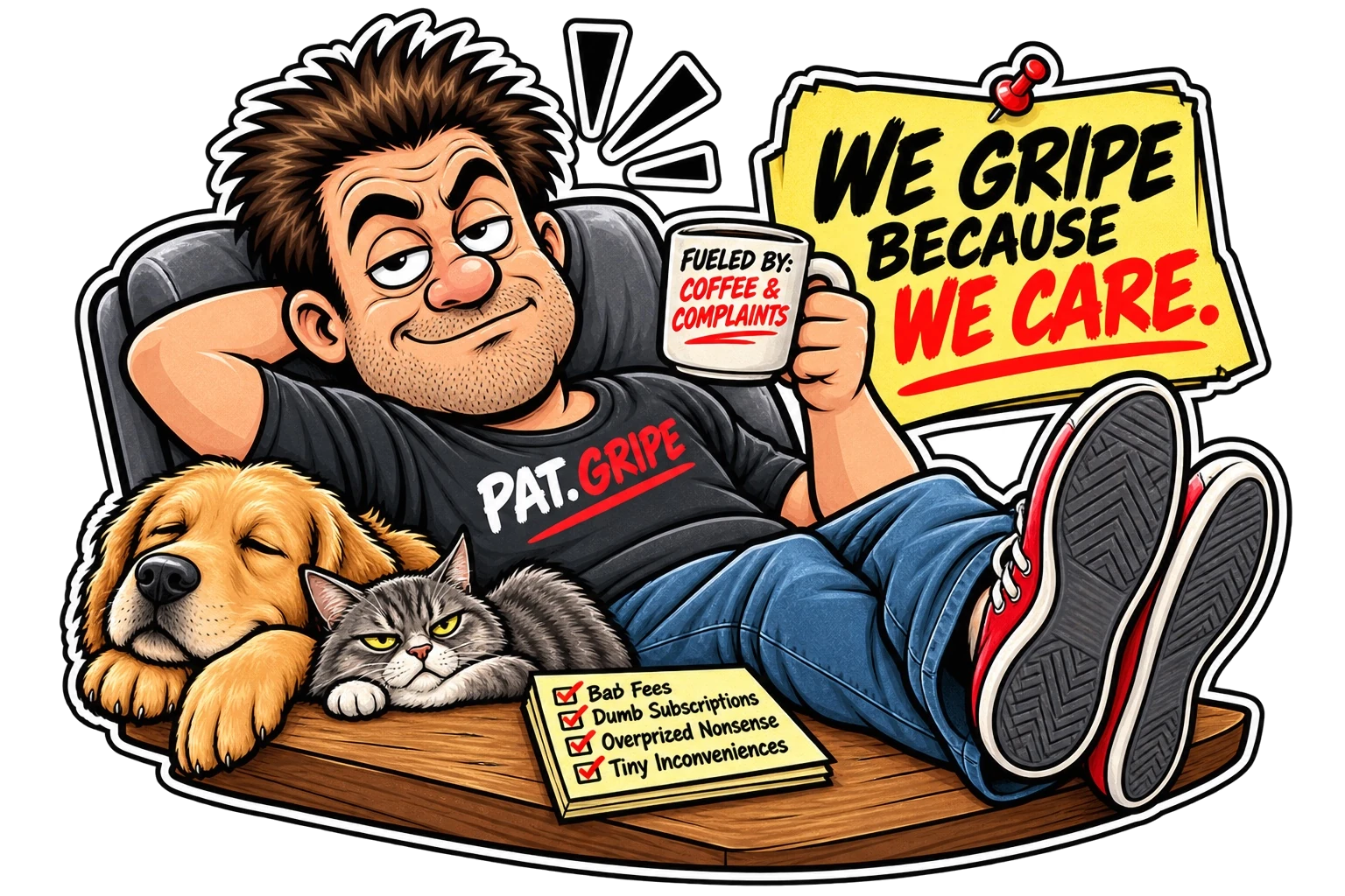 PAT.GRIPE - We gripe because we care.